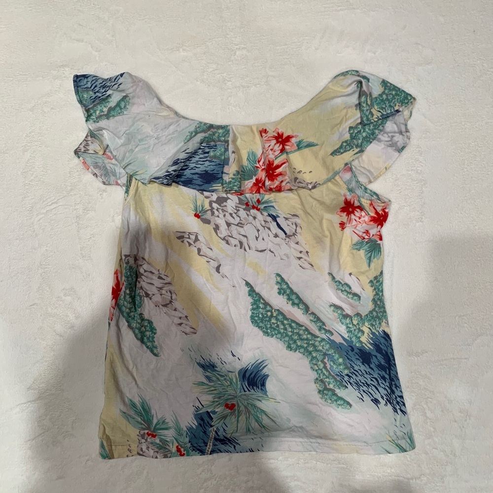 Chaps Ruffled Blouse - Picture 2 of 2